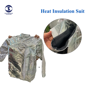 Combinaison <span class=keywords><strong>de</strong></span> protection contre la chaleur et les radiations en aluminium avec feuille d'aluminium - Product Image 1