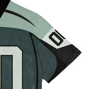 Nouveau design de vêtements de sport, club, polyester, maille tendance, designs par sublimation, crop top rétro, t-shirts, couleur unie, maillot de football américain - Product Image 6