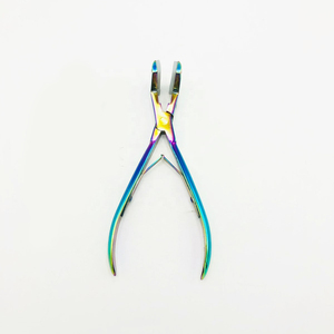 Tape in Hair Extension Plier Wholesale Stainless Steel with <b>Silicon</b> Points Multi Color Hair Extension <b>Tools</b> Private Label - Product Image 5