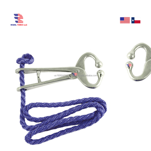 Pince de maintien pour bovins irlandais 42 cm en acier inoxydable réutilisable pour chiens, bovins, vaches, buffles – Outil vétérinaire - Product Image 3