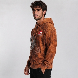 เสื้อฮู้ด Urban Men Acid Wash พรีเมียม ทรงหลวม สวมใส่สบาย พร้อมบริการผลิตโลโก้ตามสั่ง (OEM) และขายส่ง - Product Image 3