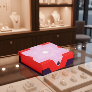 Premium Portable Jewelry Presentation <b>Box</b> | Matte Laminated UV Coated <b>Paper</b> <b>Box</b> with Soft Sponge Insert Luxury Gifting & <b>Storage</b> - Product Image 4