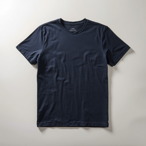 เสื้อยืดผู้ชายพรีเมียมผ้าฝ้ายเนื้อนุ่มคุณภาพสูงสไตล์ลำลองพื้นฐาน พร้อมบริการรับผลิตแบบ OEM ODM - Product Image 2