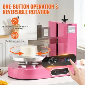 Low Noise <b>Turntable</b> Adjustable <b>Cake</b> Decorating Machine Cream Spreading and Coating Smearing for Frosting and Decorating <b>Cakes</b> - Product Image 3