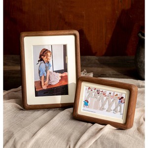 Home Decor Personalized Gifts Mini <b>Small</b> Table-top Premium Solid Teak Walnut Wooden Photo <b>Frame</b> Wood <b>Picture</b> <b>Frame</b> - Product Image 5