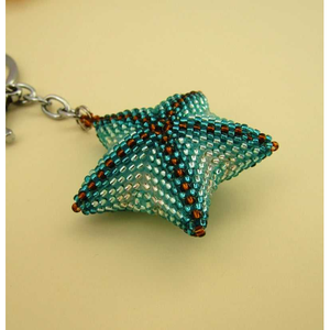 Llavero Bohemio Hecho a Mano con Cuentas y Bordado, Colgante para Bolso, Llavero para Coche, Accesorios de Regalo para Mujer - Product Image 1