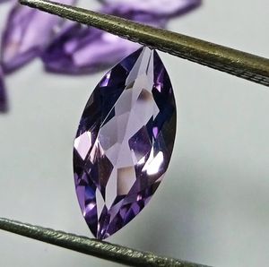 Pierres précieuses d'améthyste naturelle, taille marquise, du Brésil, haute qualité, pierres lâches pour la fabrication de bijoux, conception de pendentifs et bagues - Product Image 4