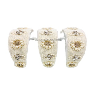 Serre-têtes de mariée tissés à la main, accessoires capillaires féminins, bandeaux de beauté, vente en gros de serre-têtes de mariée pour cadeaux de demoiselles d'honneur - Product Image 1