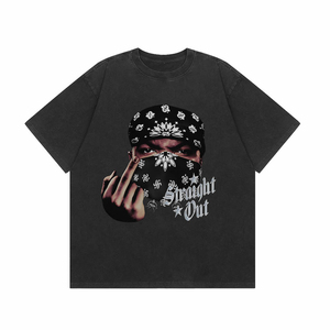 เสื้อยืดคอกลมแขนสั้นผ้าฟลีซเนื้อหนักพิเศษ ขนาดใหญ่พิเศษ ผลิตตามสั่ง 100% ผ้าฝ้าย เป็นมิตรต่อสิ่งแวดล้อม สำหรับผู้ชาย แห้งเร็ว ระบายอากาศได้ดี - Product Image 4