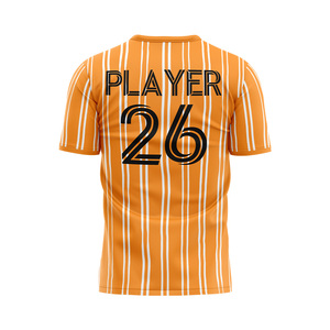 Camiseta de Fútbol Unisex Personalizada, Absorbente de Humedad, Antibacteriana, Transpirable, 100% Poliéster, Ropa de Fútbol para Equipos - Product Image 3
