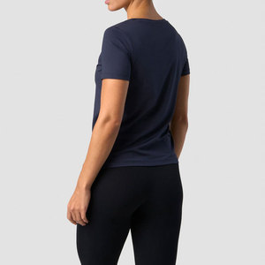 Camiseta de Cuello Redondo 2026, Fabricante de Camisetas, Corte Ajustado, Lisa, con Logotipo Personalizado, Ropa Deportiva, Camiseta de Fitness, Nueva Llegada de Verano - Product Image 2