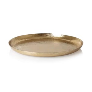 Assiette de présentation élégante, adaptée aux événements intérieurs et extérieurs. Assiette de présentation en métal de haute qualité pour usage en restaurant. - Product Image 3