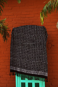 Handmade Cotton <b>Throw</b> Blanket Printed Pattern Lightweight & Breathable <b>for</b> Home Decor <b>Couch</b> Sofa Living Room Bed & Travel - Product Image 4