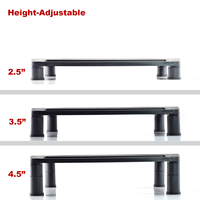 Support de refroidissement pour ordinateur portable en plastique efficace avec base pivotante à 360° et design réglable en hauteur
