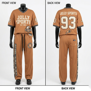 Women premium polyester <b>mesh</b> tracksuit GSM breathable brown black panel striped jersey pant <b>set</b> heat transfer logo Women's <b>Sets</b> - Product Image 3