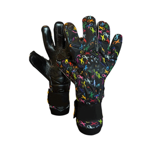 ถุงมือผู้รักษาประตูฟุตบอล/ซอคเกอร์สำหรับมืออาชีพ คุณภาพพรีเมียม วัสดุควอตซ์ลาเท็กซ์เนกาทีฟ ยางทนทาน - Product Image 1