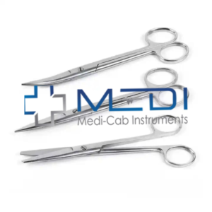 Tijeras Dentales Manuales de Alta Calidad TC Iris con Punta Curva, Material de Acero Inoxidable, Certificación CE por Medicab Surgical Instruments - Product Image 2