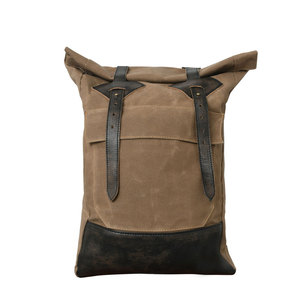 Made In Best Quality <b>Backpack</b> With Leather Straps And Bottom Panel Durable Unisex Casual Outdoor Bag 20-30L Capacity - Product Image 1