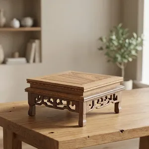 Mesa de comedor de madera moderna estilo rústico para el hogar, cocina, jardín, restaurante, decoración, mesa de comedor - Product Image 4