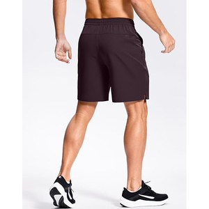 Shorts de sport vintage pour hommes en mélange de coton, entrejambe de 8 pouces, pour entraînement de basketball, décontractés, coupe ample, avec poches - Product Image 4