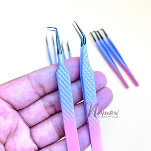 Pince à épiler en acier inoxydable de haute qualité, pointes lisses ou dentelées, préhension accrue, conception de logo personnalisé pour outils de beauté et de soins personnels - Product Image 3