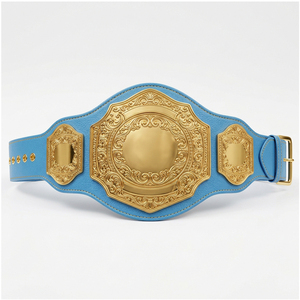 Ceintures de championnat de lutte en cuir PU respirant de haute qualité, emballage personnalisable, taille adulte unisexe, nouvelle arrivée - Product Image 1