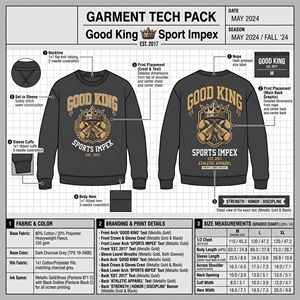 Sweat-shirt à col rond pour homme personnalisé, noir, lourd, imprimé sur le devant et le dos, en coton molletonné, streetwear, pull-over, fabricant OEM - Product Image 6
