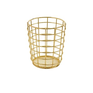 Modern Metal Rolling Laundry <b>Basket</b> With Floral Mesh Design Clothes Hamper Matte Black Storage <b>Basket</b> For <b>Bathroom</b> And Bedroom - Product Image 2