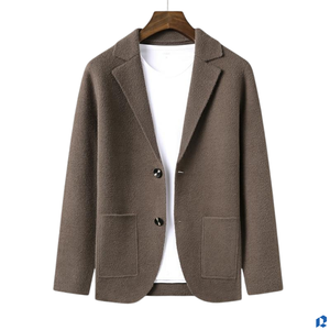 Cárdigan de Cachemir 100% para Hombre, Diseño de Leopardo, Transpirable, para Oficina, Invierno, Suave, Cálido, Tejido, Fabricante Personalizado - Product Image 5