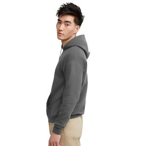 Sweat-shirt à capuche pour homme, couleur unie, 350 GSM, 100% coton, pull-over décontracté uni, coupe classique, vente en gros - Product Image 2
