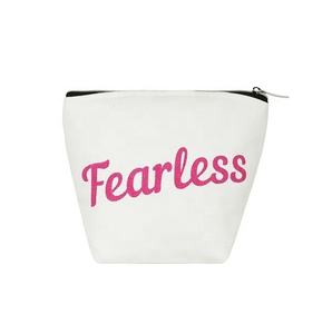 Bolsa de Cosméticos Ecológica de Lona 100% Algodón con Asa Suave, Diseño Moderno con Serigrafía, Cierre de Cremallera Unisex, Personalizable, Alta Demanda - Product Image 1