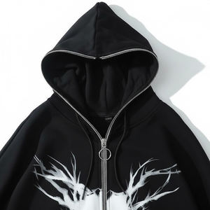 Sweat-shirts à capuche personnalisés 2026, nouvelle collection, effet délavé, pour hommes, 100 % coton, écologiques, respirants, séchage rapide, style unique, meilleure matière - Product Image 3