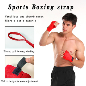 Bandages de boxe en gros – Bandages élastiques en coton pour l'entraînement, le sparring, le MMA, le Muay Thai avec fermeture auto-agrippante - Product Image 5