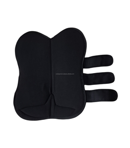 Mejores protectores deportivos de algodón y forro polar para patas de caballo, marca Costa Sports Black Horse Travel, para protección contra moscas, tendones, tobillos y rodillas, juego de 4 piezas. - Product Image 3