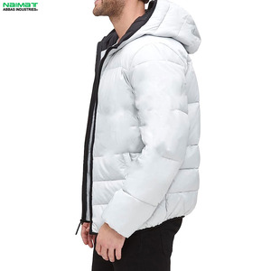 Longline Full Length Trench Puffer <b>Jacket</b> Men Knee Length Thick Bubble Coat Overcoat Warm <b>Winter</b> Windproof Wear - Product Image 5