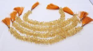Perles de citrine naturelle facettées en forme de larme AAA, taille 6x9 MM, perles de pierre précieuse de citrine en forme de goutte, brin de 20 pouces, perles facettées en forme de larme en vrac - Product Image 5