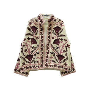 Meilleure qualité TNT Suzani broderie Unique Floral Design femmes veste cadeau pour elle confortable Durable veste style bohème fit - Product Image 1
