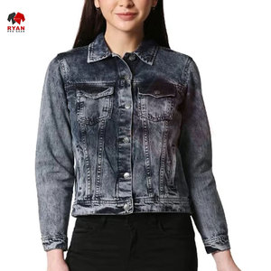 Ryan Pro Gear <b>Customized</b> <b>Denim</b> <b>Jacket</b> For Women Breathable and Comfortable Fabric with <b>Customized</b> Logo OEM Design - Product Image 6