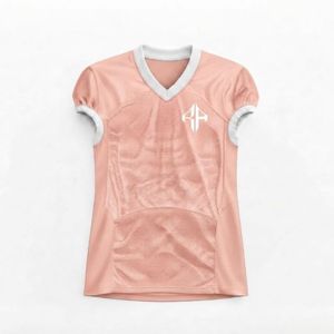 Nouveau maillot de football américain pour homme en polyester haute qualité, col en V, impression par transfert thermique par RIVIAN ATLANTIC - Product Image 2