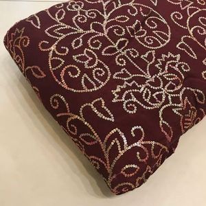 Pearl Embroidered <b>Sequin</b> Net Fabric Luxury Double Layer Gauze Lace <b>Material</b> for Wedding Dress Evening Wear Apparel - Product Image 3