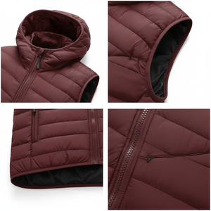 Veste matelassée pour homme avec logo personnalisé imprimé, veste matelassée de haute qualité sur mesure pour adultes, service OEM pour hommes - Product Image 5