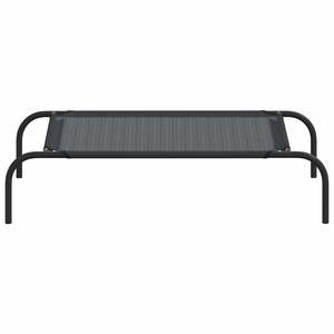 Cama para Perro Pequeño en Negro, Hecha de Textilene y Acero con Recubrimiento en Polvo, Categoría de Productos para Mascotas - Product Image 4