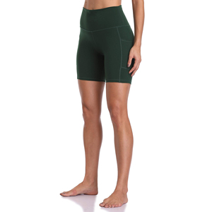 ชุดโยคะขาสั้นพร้อมผ้าสไปเด็กซ์ยืดหยุ่นสำหรับผู้หญิง - Product Image 2