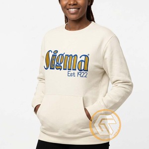เสื้อผ้าฝ้ายฟลีซคุณภาพสูงสำหรับผู้หญิง ปักลาย Sigma Gamma Rho สำหรับฤดูใบไม้ร่วง/ฤดูหนาว  แบบสั่งทำพิเศษ เป็นมิตรกับสิ่งแวดล้อม ระบายอากาศได้ดี - Product Image 4