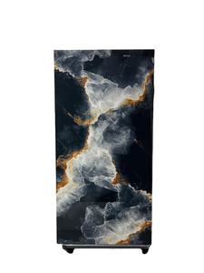 Dalles de porcelaine mobiles ultra-minces de 9 mm, aspect marbre bleu, grandes tuiles murales pour villa, salon, bar, hôtel, restaurant - Product Image 3