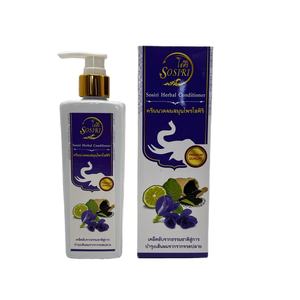 Après-shampoing crème SOSIRI aux herbes, à rincer, pour cheveux bouclés fins - Hydratant, lissant, épaississant, prévention de la chute des cheveux - Product Image 3