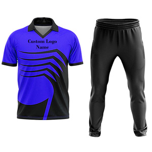 Conjunto de Cricket para Hombre con Estampado Geométrico Amarillo y Negro, Camiseta Polo de Manga Corta y Pantalones a Juego, Secado Rápido, para Todas las Temporadas - Product Image 6