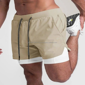 Pantalones Cortos Deportivos Y3K para Hombre, para Gimnasio, Yoga, Playa, Natación, Doble Capa, Disponibles en Lote - Product Image 2