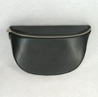 Tas Tangan Kulit Imitasi PU Tas Pinggang Selempang Pria Tali Dapat Diganti Tas Uang Buatan Tangan Fashion Kustom Kantong Pinggul Trendi