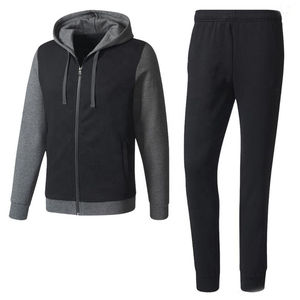Conjunto Deportivo para Hombre, Chaqueta y Pantalones para Gimnasio, Ropa Deportiva Informal para Correr, Entrenamiento Físico y Atletismo - Product Image 1
